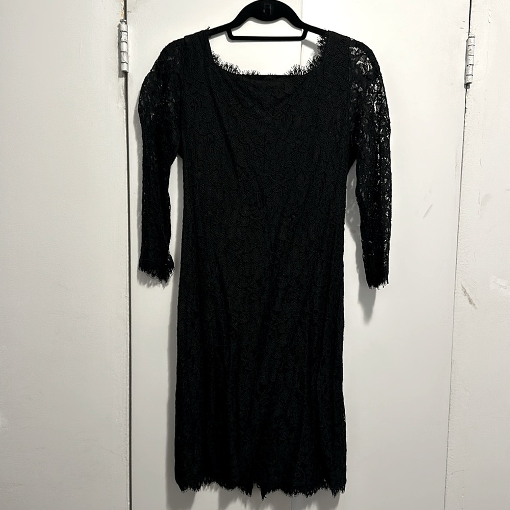 DVF lace dress
